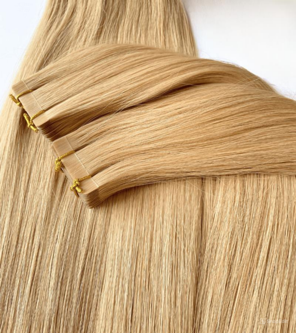 Normal Tape In Hair Extension With 27 Color Straight Hair - Image 3