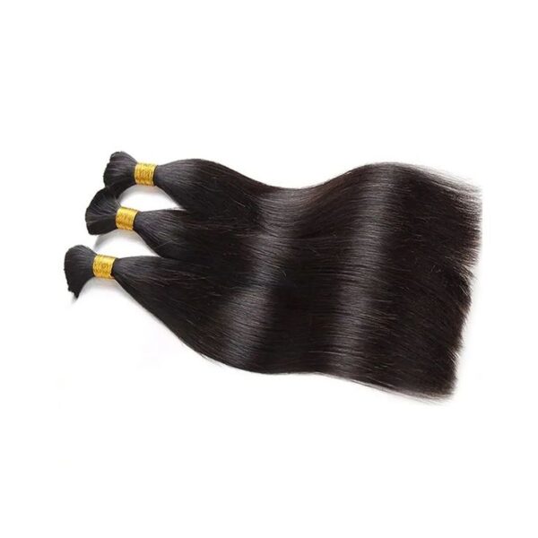 Single Drawn Straight Bulk Hair For Lex Hair Available To Ship - Image 2