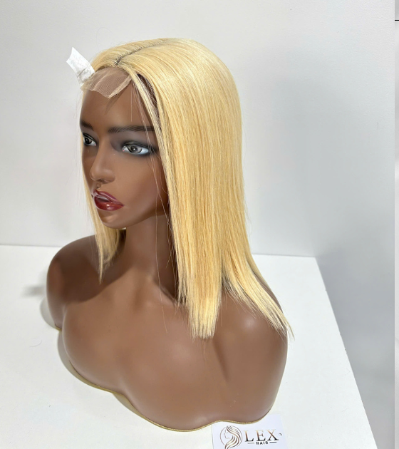 4×4 Lace Closure Wigs with #613 Color Straight Hair Best Selling