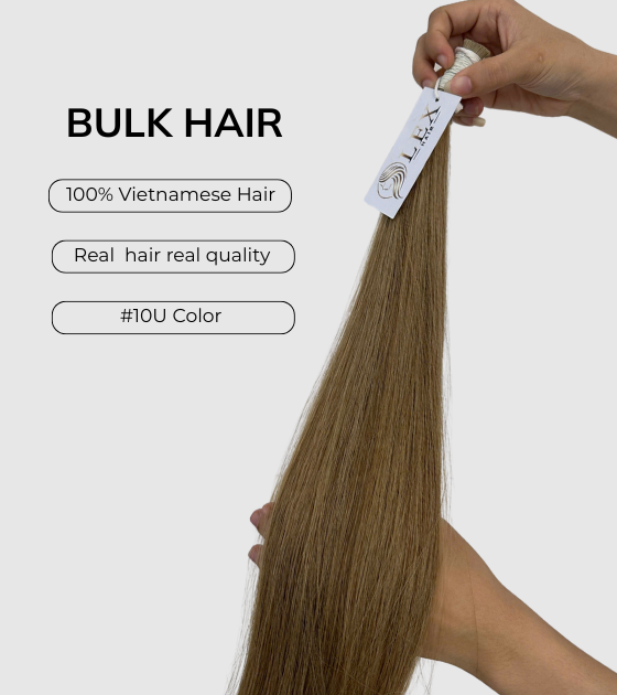 Bulk Hair #10U Color Premium Quality