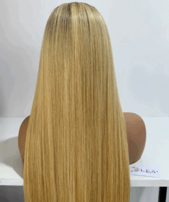 Ombre Color 24inch Lace Closure Wigs Bone Straight Vietnamese Hair