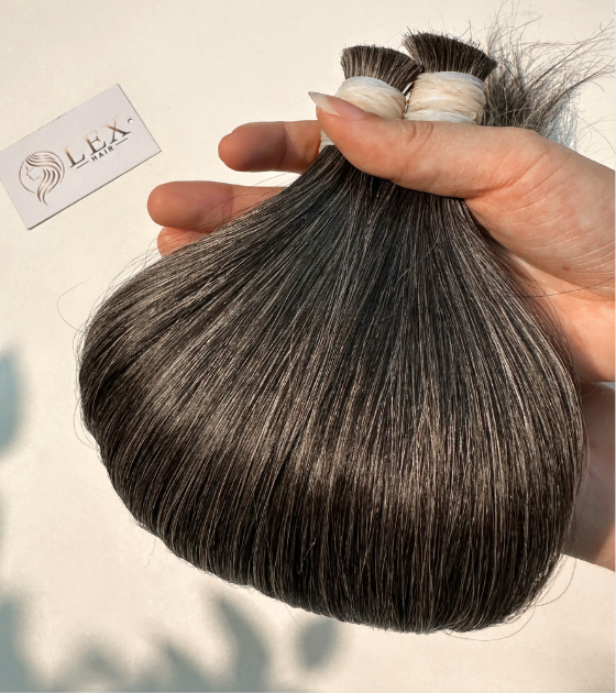 Straight Grey Hair Natural Look
