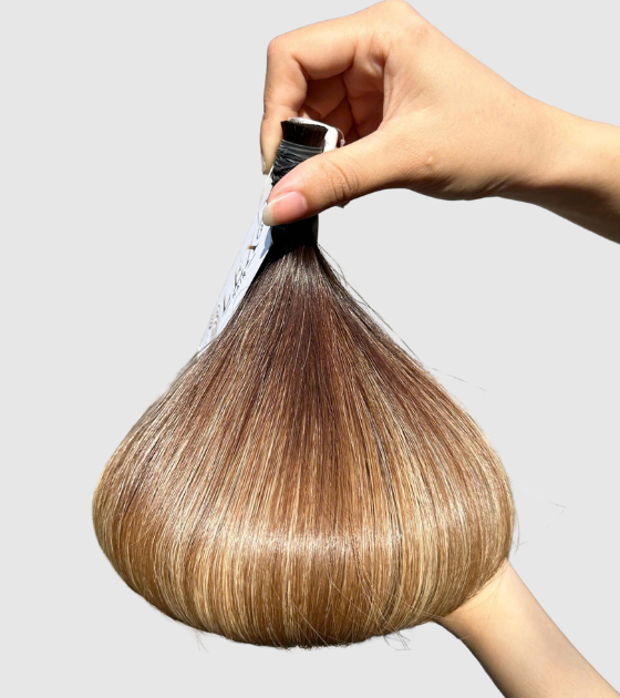 mixed color bulk hair at lexhair