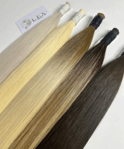 Bulk Human Hair Extensions – Straight Raw Vietnamese Hair, Multi-Tone Color Options (#60, #613, #8, #2, Natural Black) | 100g