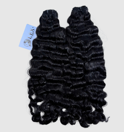 raw wefted hair