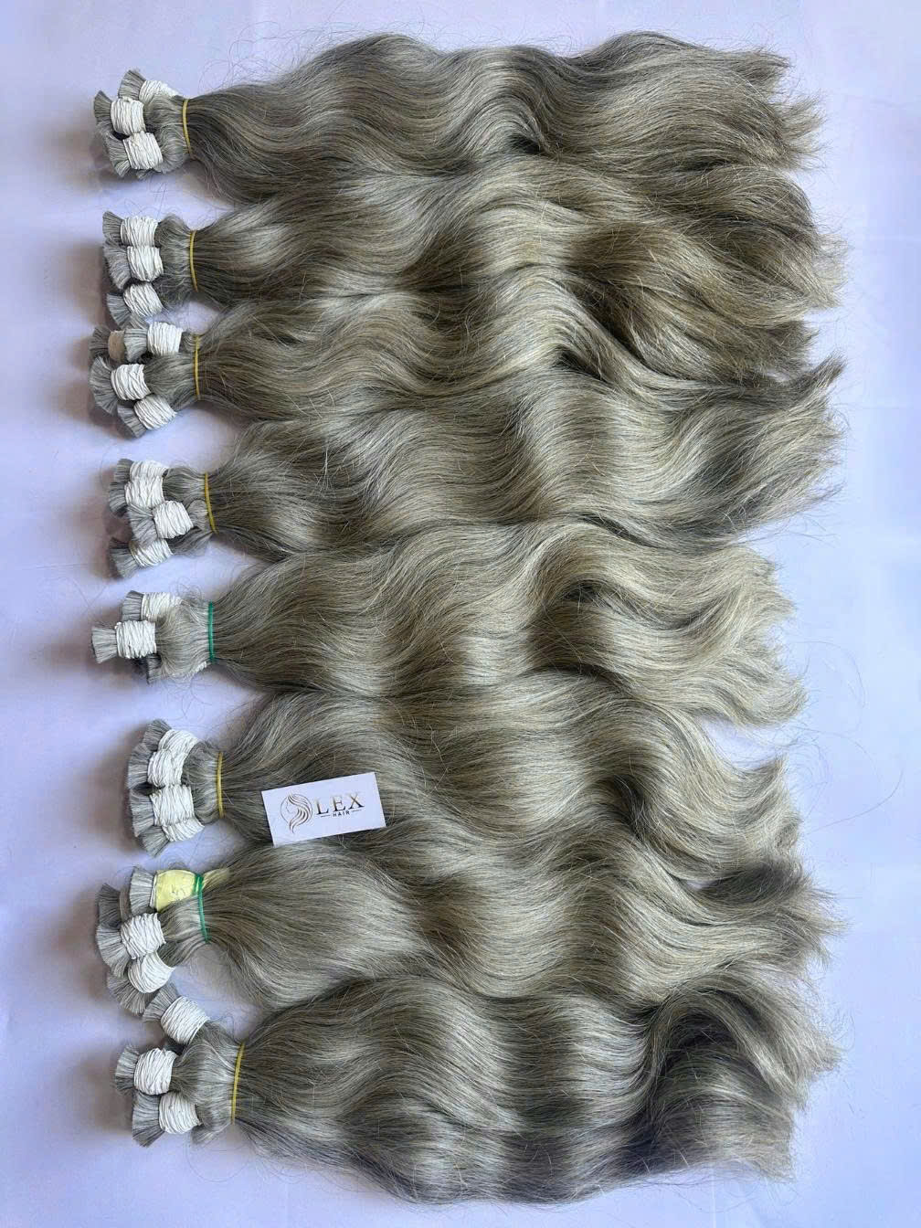 light grey bulk hair