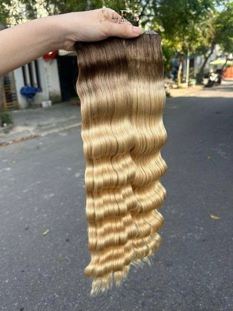 genius weft ombre deep wave