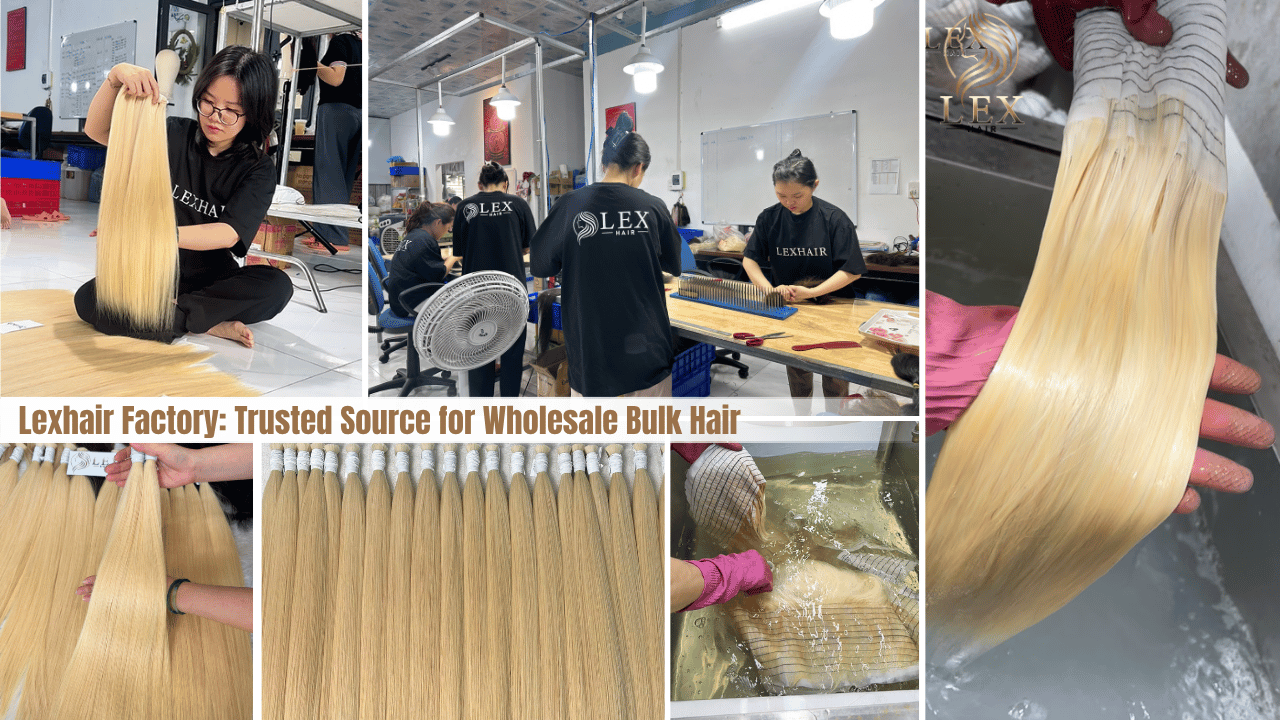 Lexhair Factory is a trusted source for wholesale bulk hair