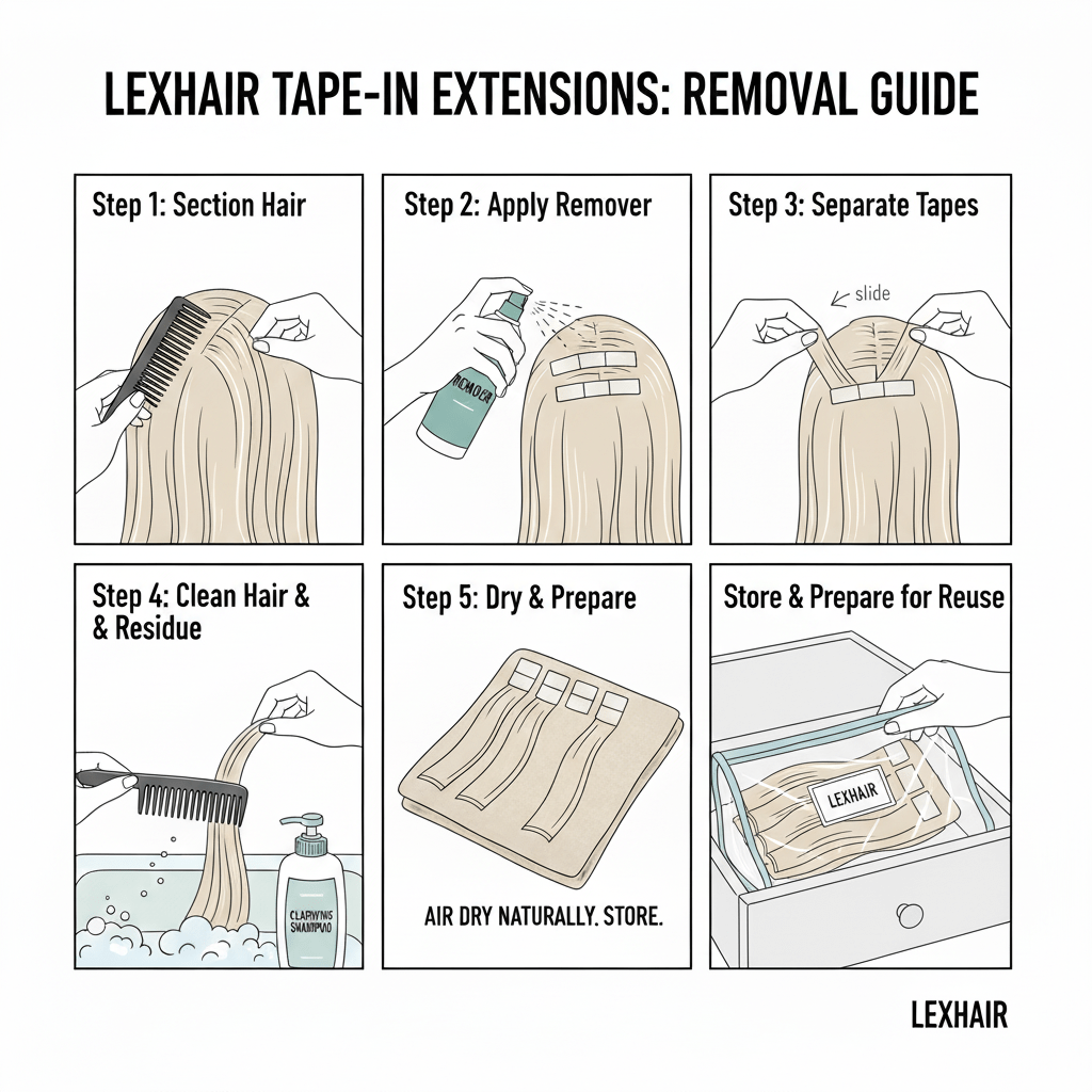 How to Remove Tape-in Extensions
