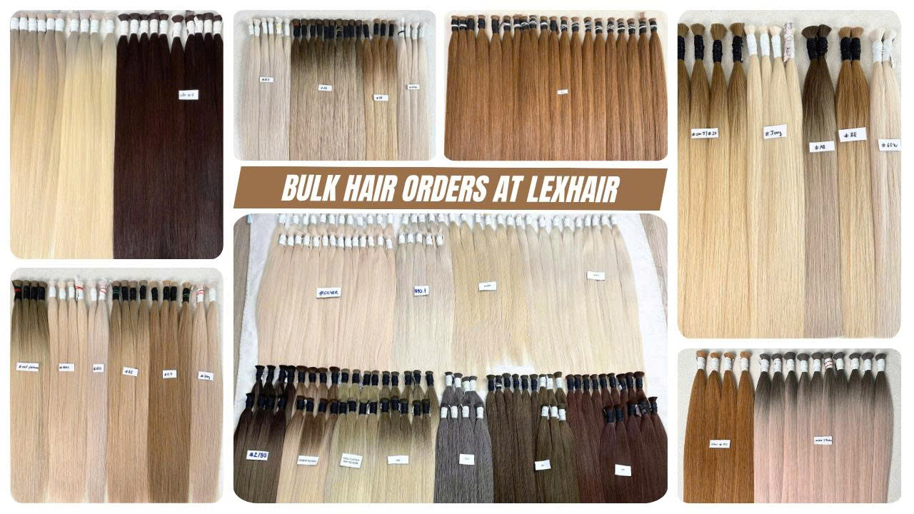 Wholesale bulk hair orders at Lexhair Factory