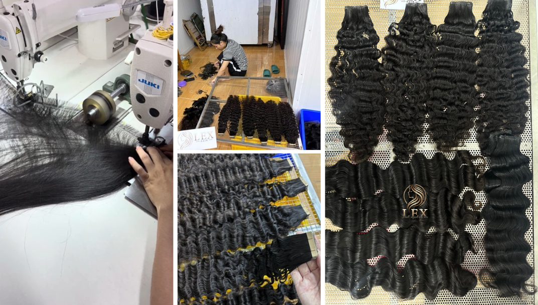 All processing steps are fully controlled in-house at Lexhair Factory.