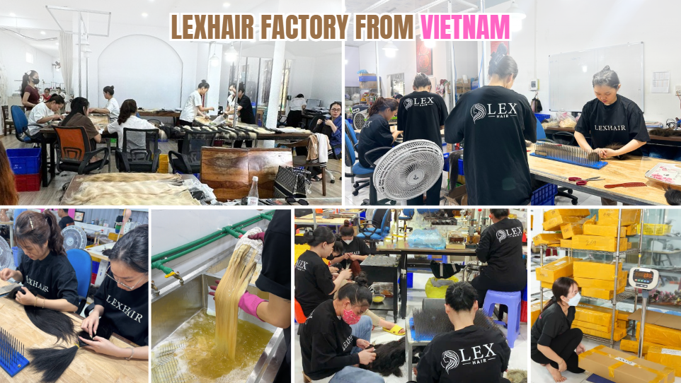 At Lexhair Factory, production is managed in-house with defined quality checkpoints at each stage, from raw hair selection to final finishing.