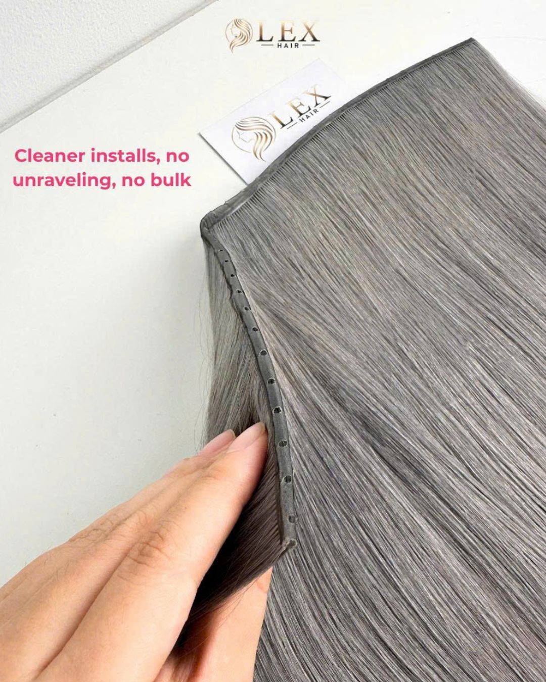 Double Genius Weft Extensions | 100% Vietnamese Human Hair - Image 5