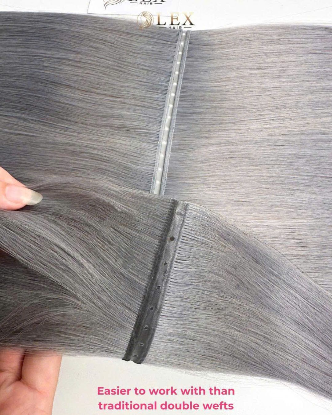 Double Genius Weft Extensions | 100% Vietnamese Human Hair - Image 4