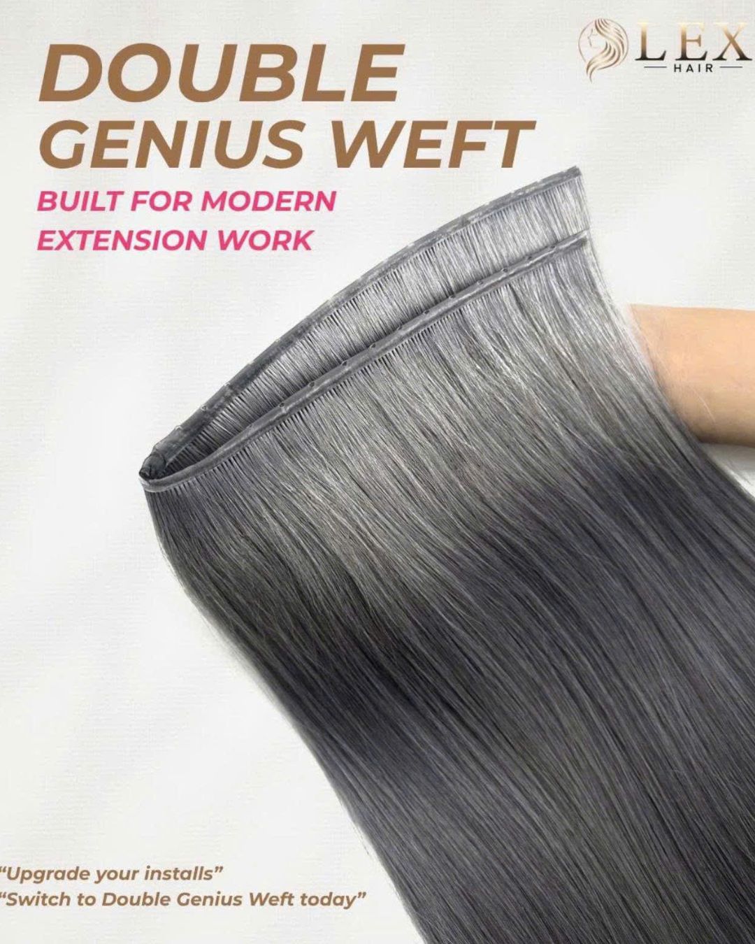 Double Genius Weft Extensions | 100% Vietnamese Human Hair at Lexhair