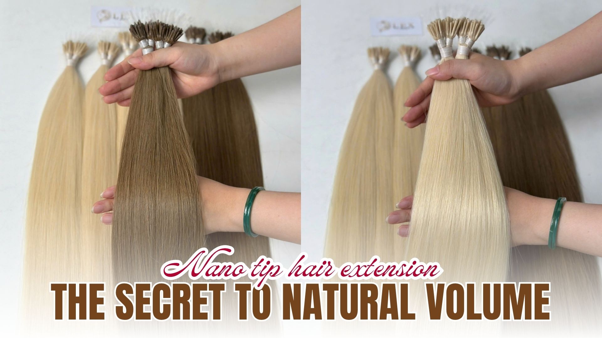 Nano tip hair extension