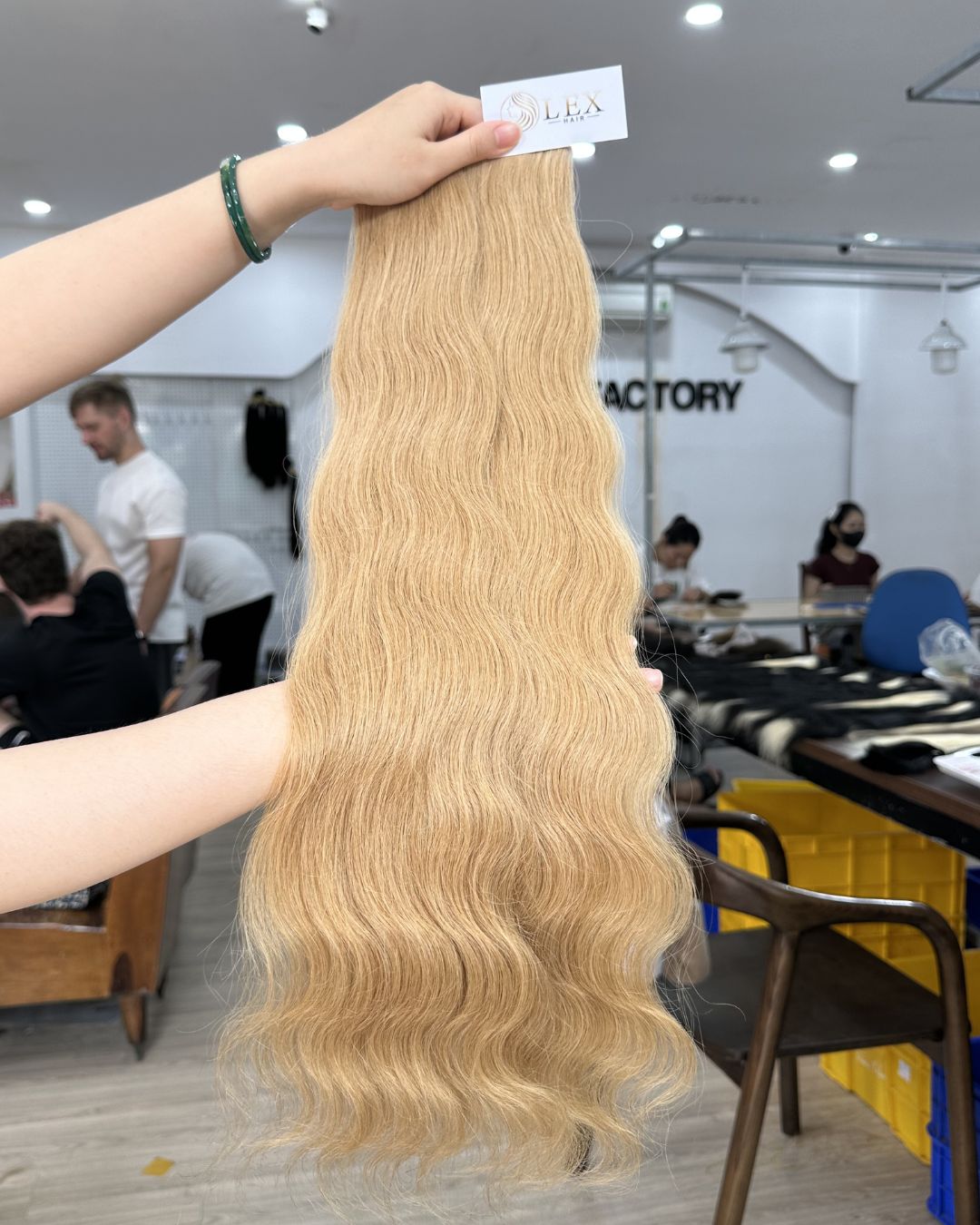 Genius Weft Extensions | Natural Wavy Vietnamese Human Hair - Image 3
