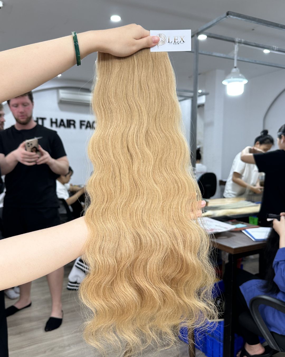 Natural Wavy Genius Weft Extensions at Lexhair