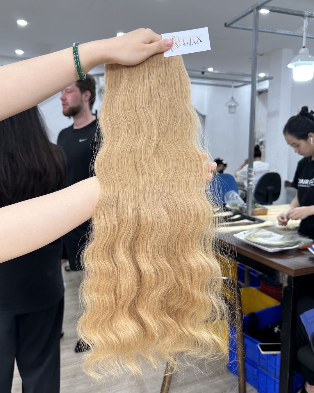 Genius Weft Extensions | Natural Wavy Vietnamese Human Hair - Image 4
