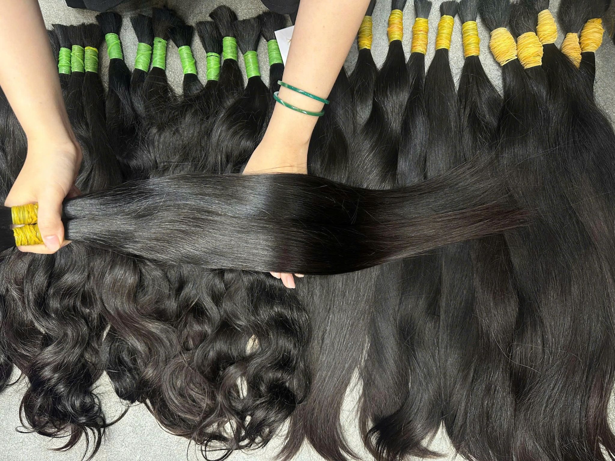 Raw hair at Lexhair Factory