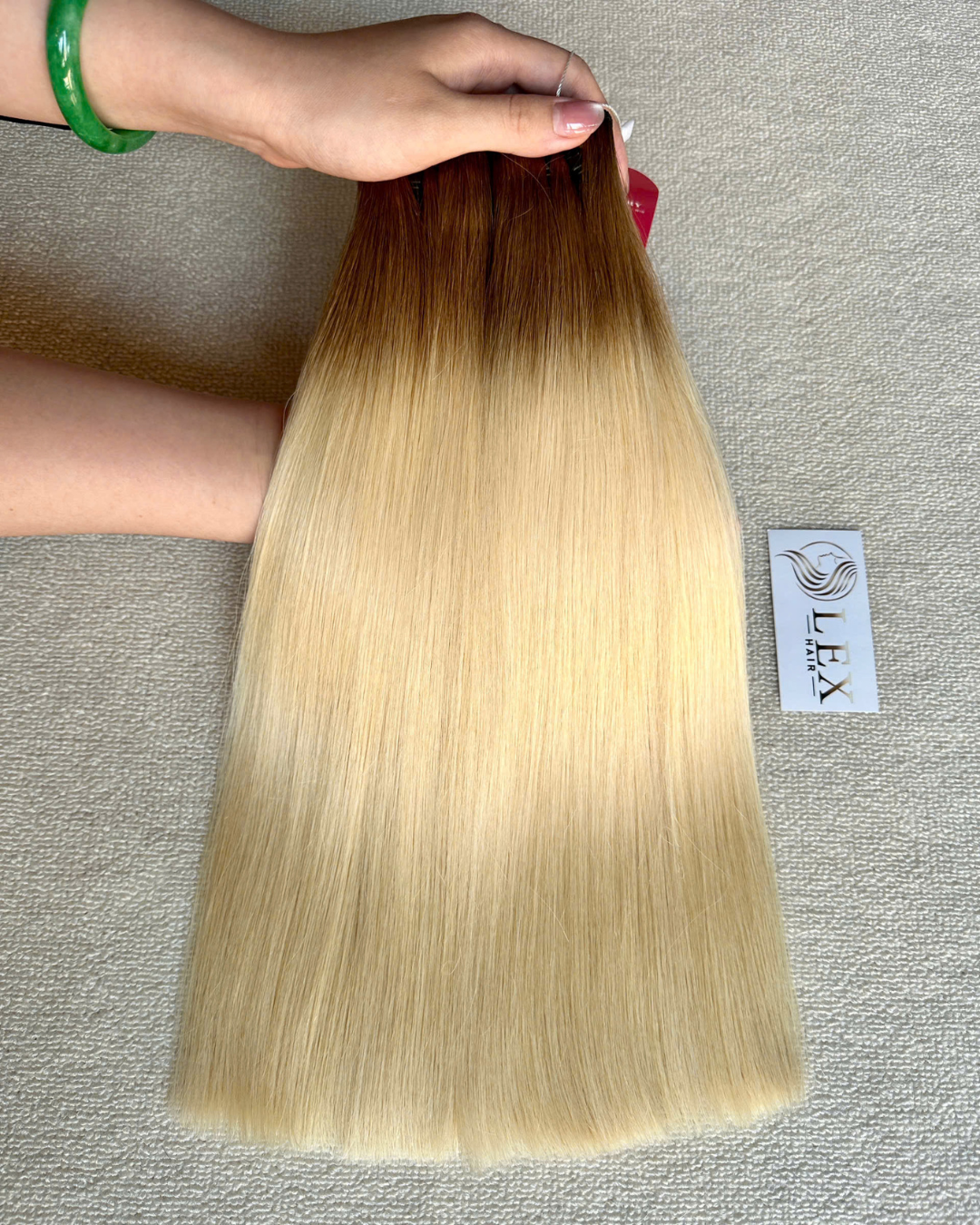 8-Inch Ombré Color Vietnamese Virgin Human Hair Bundle at Lexhair