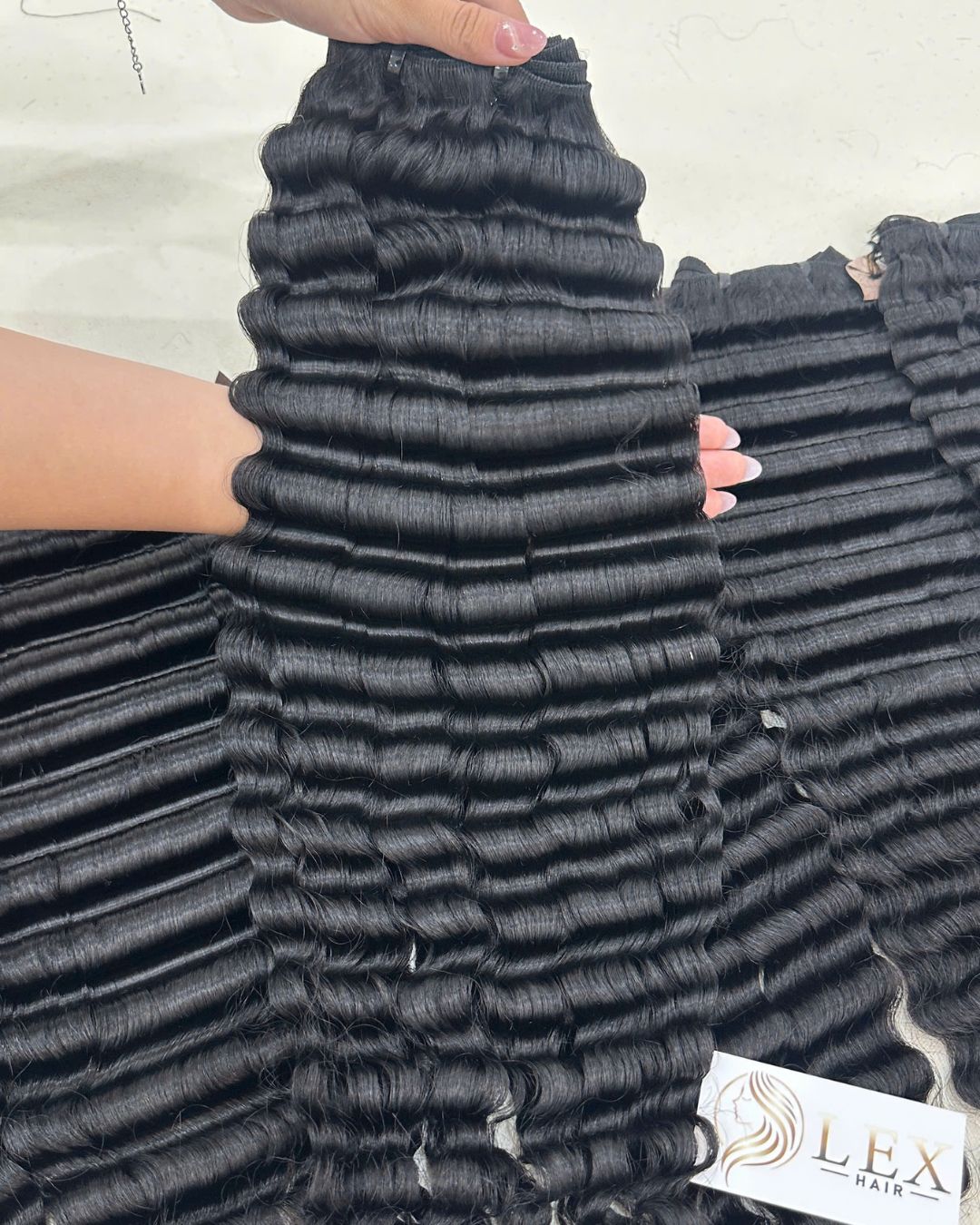 Deep Wave Raw Hair Weft | Natural Color at Lexhair