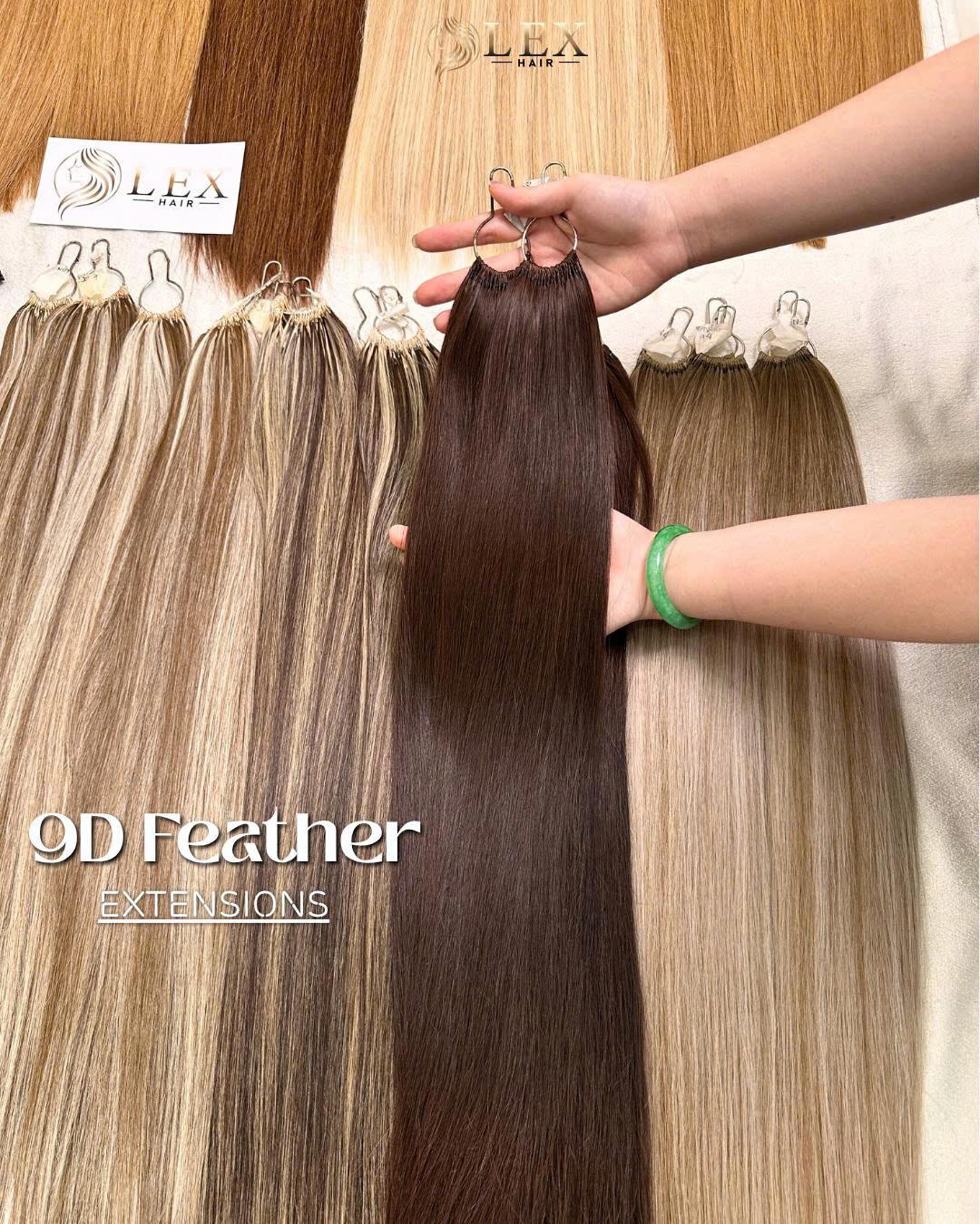 9D Feather Hair Extensions – 100% Vietnamese Human Hair at Lexhair