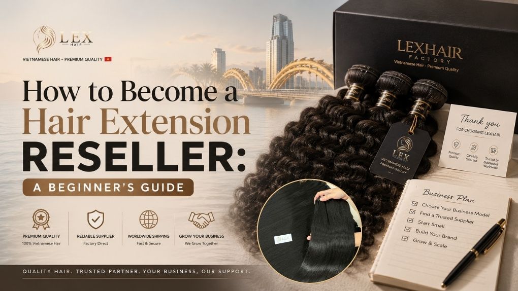How to become a hair extension reseller with LexHair Factory