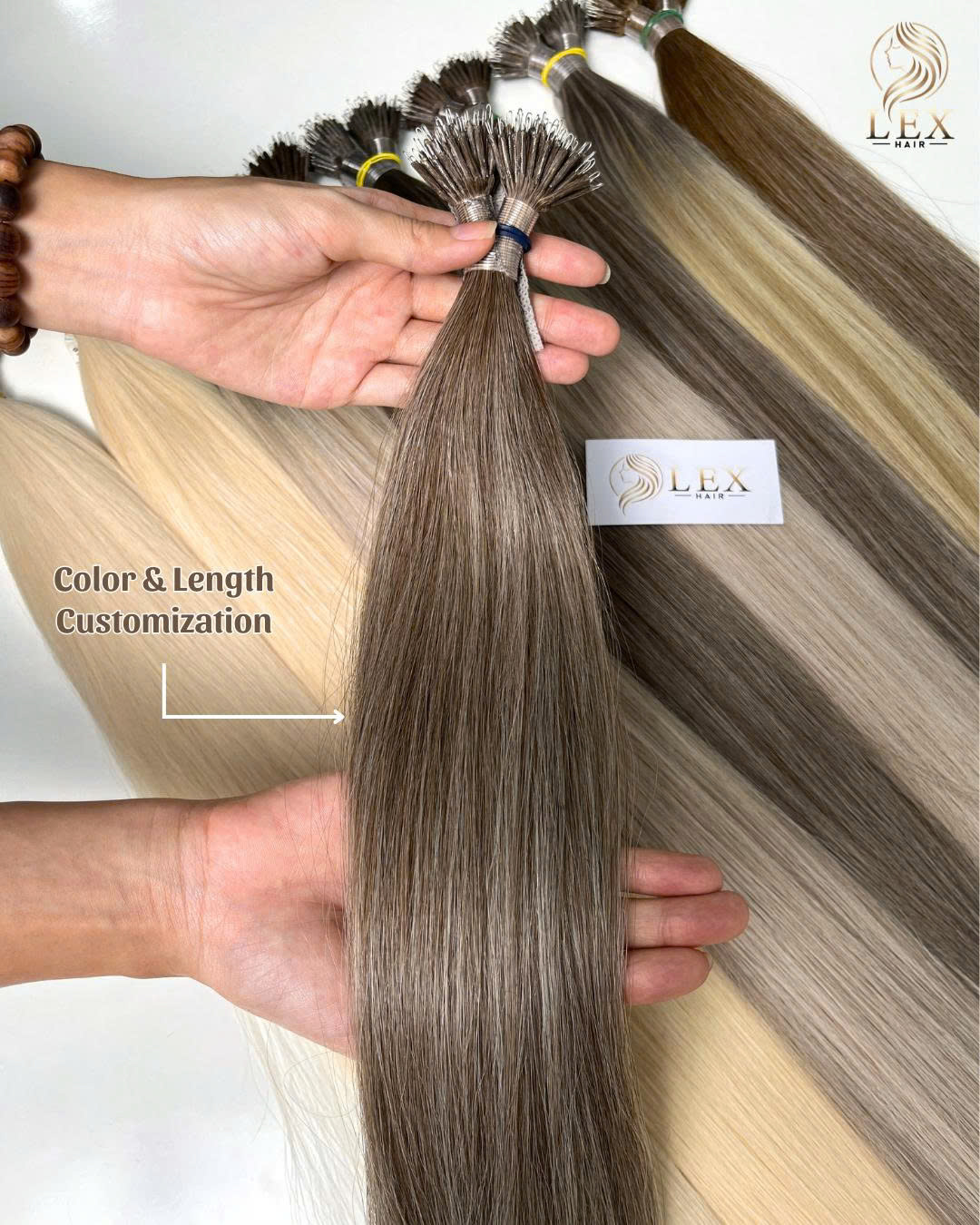 Nano Ring Hair Extensions – 100% Vietnamese Human Hair at Lexhair